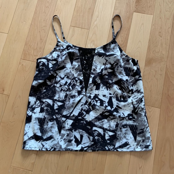 Black and white abstract print cami - Noisy May size XS - Picture 11 of 12